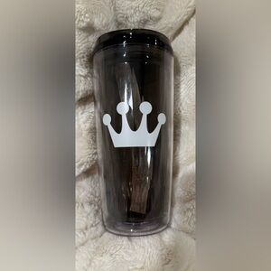 FUNKO Logo Tumbler Cup 16 Oz Clear Insulated Travel Mug Plastic New